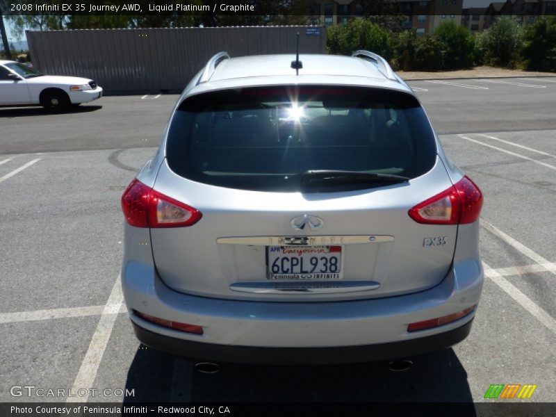 Liquid Platinum / Graphite 2008 Infiniti EX 35 Journey AWD
