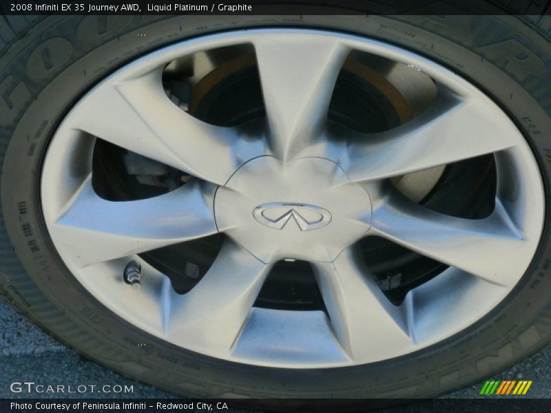 Liquid Platinum / Graphite 2008 Infiniti EX 35 Journey AWD