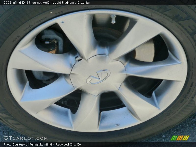 Liquid Platinum / Graphite 2008 Infiniti EX 35 Journey AWD