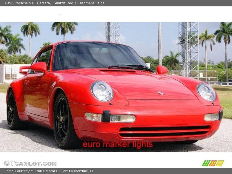 Guards Red / Cashmere Beige 1996 Porsche 911 Carrera