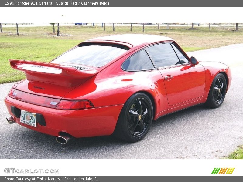 Guards Red / Cashmere Beige 1996 Porsche 911 Carrera