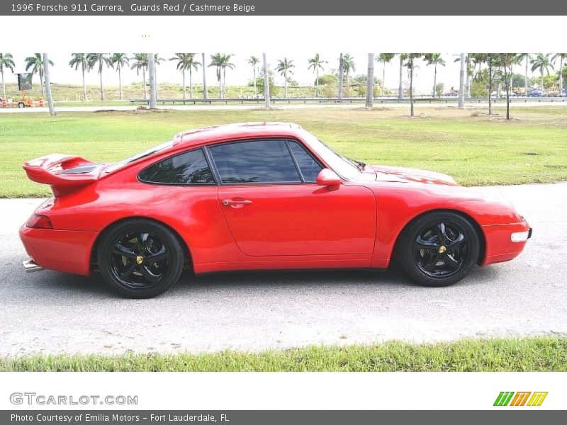 Guards Red / Cashmere Beige 1996 Porsche 911 Carrera