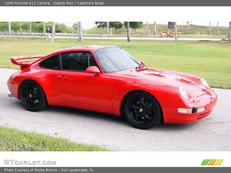 Guards Red / Cashmere Beige 1996 Porsche 911 Carrera