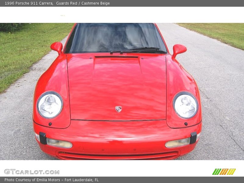 Guards Red / Cashmere Beige 1996 Porsche 911 Carrera