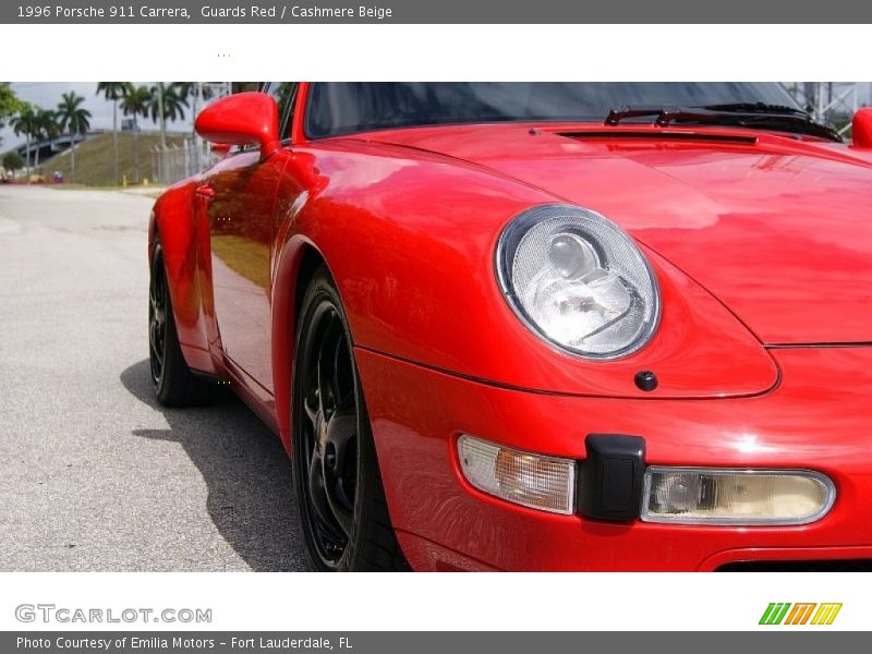 Guards Red / Cashmere Beige 1996 Porsche 911 Carrera