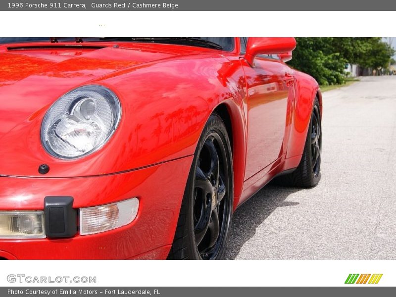Guards Red / Cashmere Beige 1996 Porsche 911 Carrera