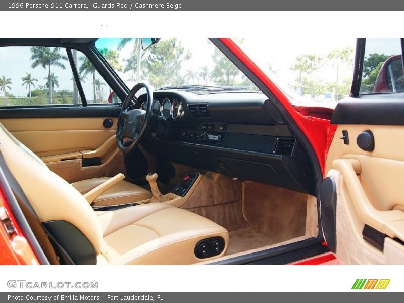 Guards Red / Cashmere Beige 1996 Porsche 911 Carrera