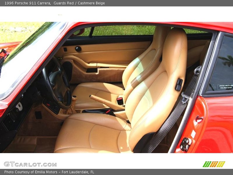Guards Red / Cashmere Beige 1996 Porsche 911 Carrera