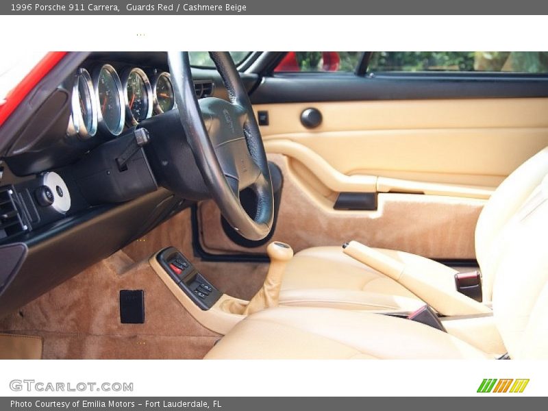 Guards Red / Cashmere Beige 1996 Porsche 911 Carrera