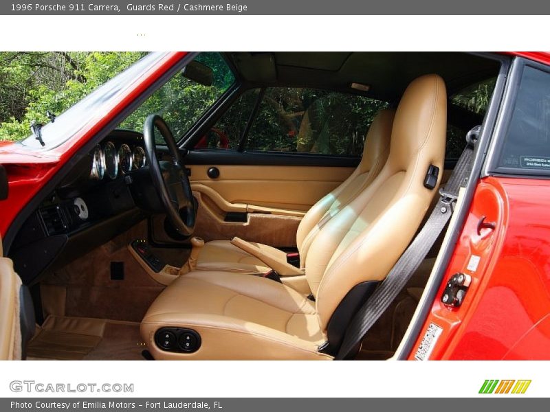 Guards Red / Cashmere Beige 1996 Porsche 911 Carrera