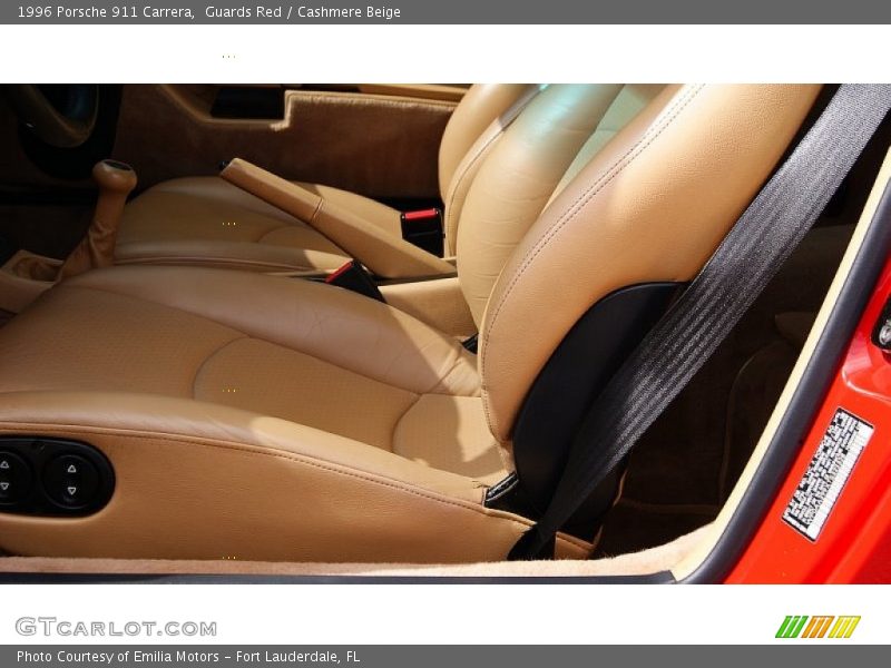 Guards Red / Cashmere Beige 1996 Porsche 911 Carrera