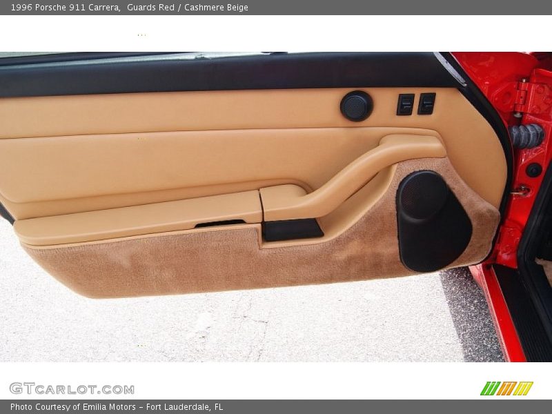 Guards Red / Cashmere Beige 1996 Porsche 911 Carrera