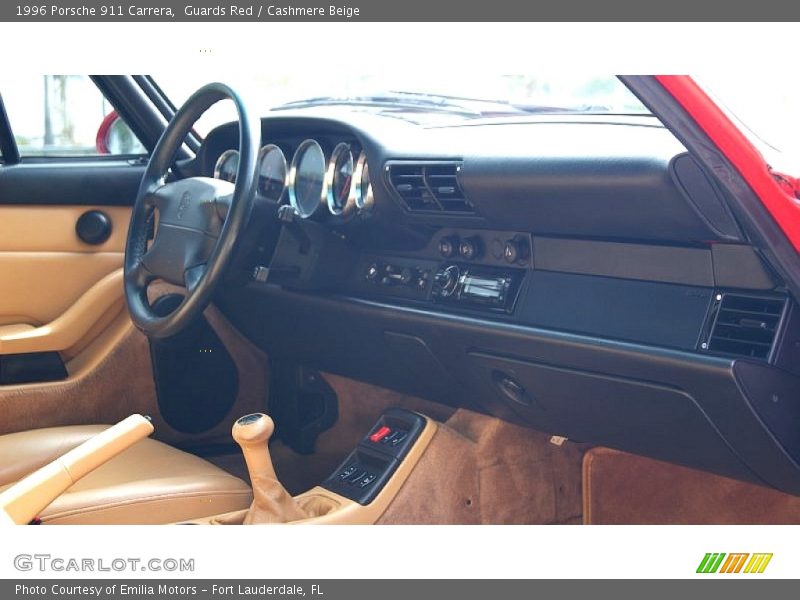 Guards Red / Cashmere Beige 1996 Porsche 911 Carrera
