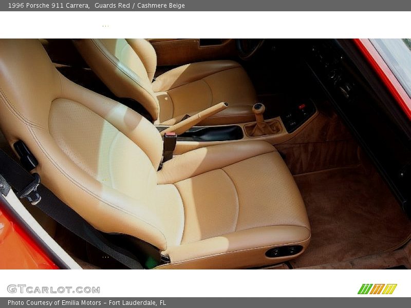 Guards Red / Cashmere Beige 1996 Porsche 911 Carrera