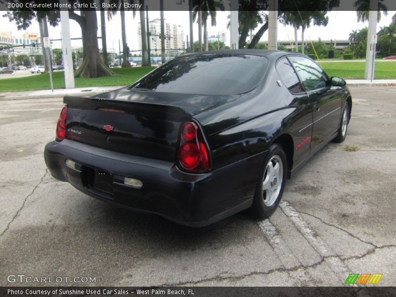 Black / Ebony 2000 Chevrolet Monte Carlo LS