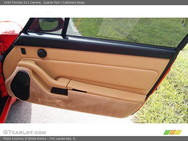 Guards Red / Cashmere Beige 1996 Porsche 911 Carrera