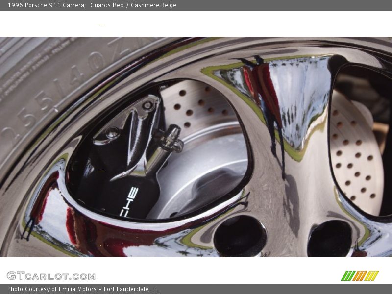 Guards Red / Cashmere Beige 1996 Porsche 911 Carrera