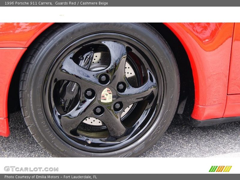 Guards Red / Cashmere Beige 1996 Porsche 911 Carrera