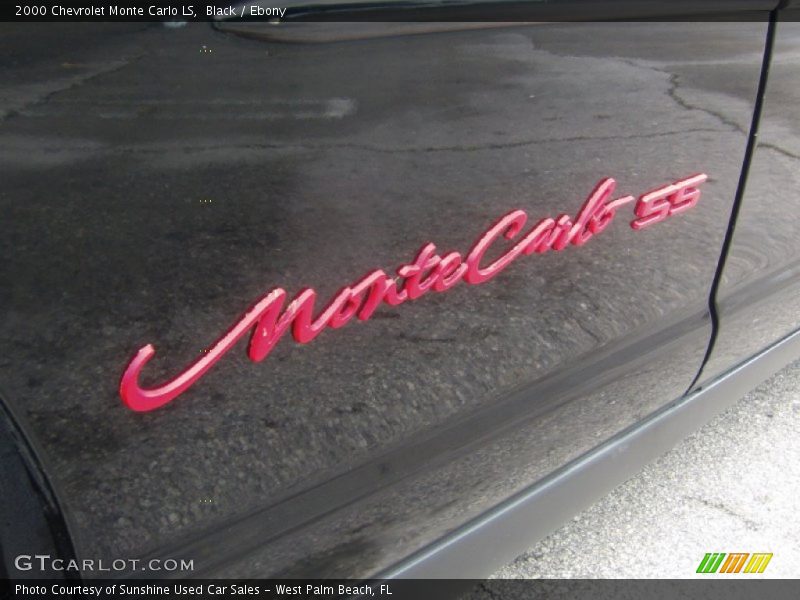 Black / Ebony 2000 Chevrolet Monte Carlo LS
