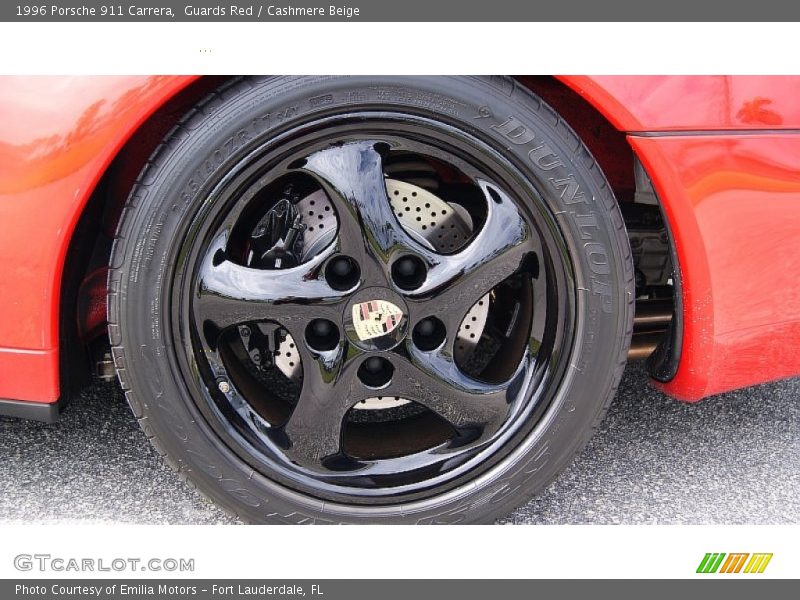 Guards Red / Cashmere Beige 1996 Porsche 911 Carrera