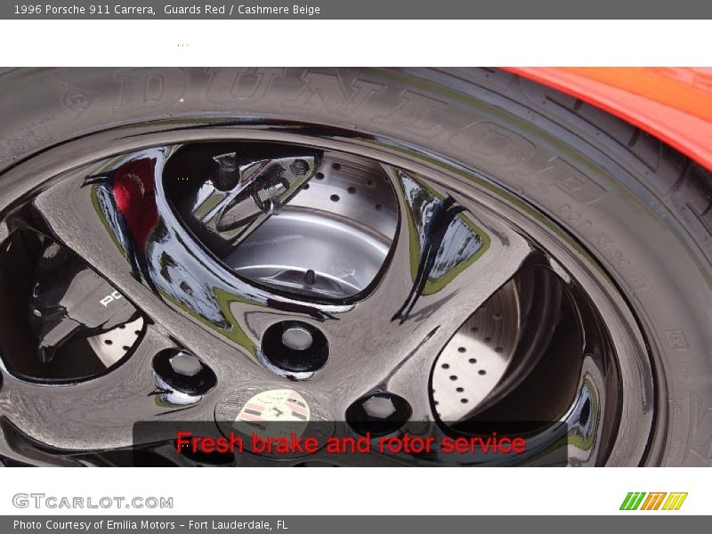 Guards Red / Cashmere Beige 1996 Porsche 911 Carrera