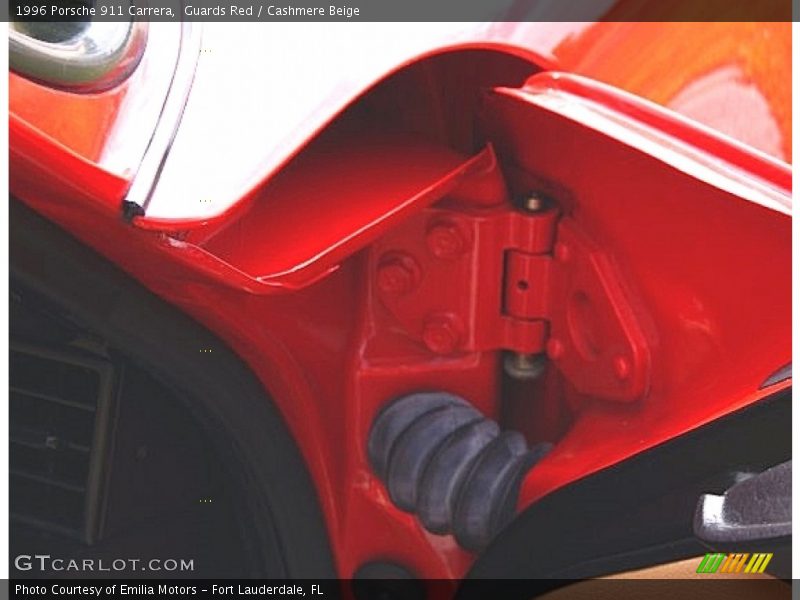 Guards Red / Cashmere Beige 1996 Porsche 911 Carrera