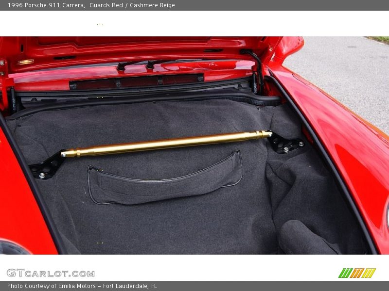 Guards Red / Cashmere Beige 1996 Porsche 911 Carrera