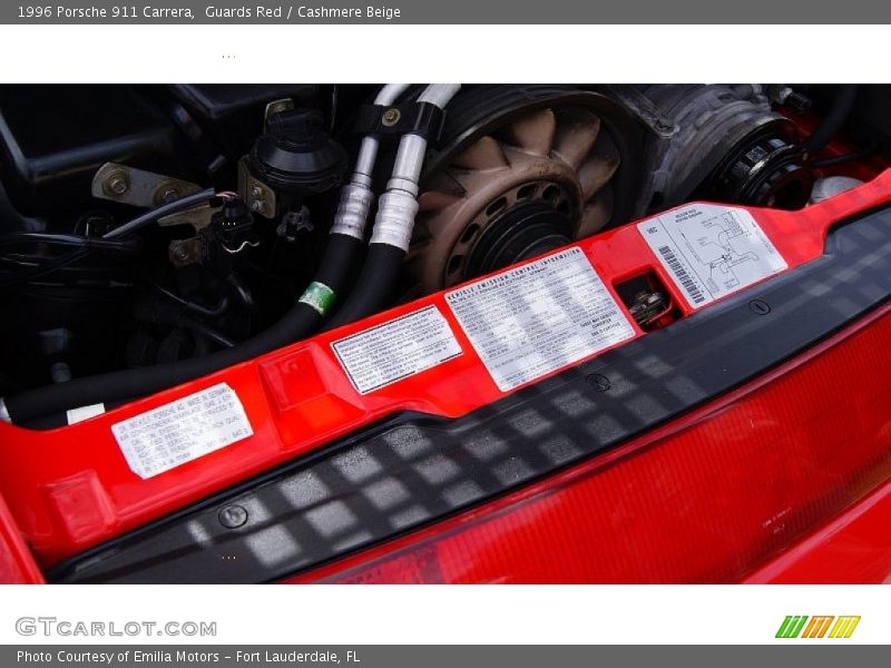 Guards Red / Cashmere Beige 1996 Porsche 911 Carrera