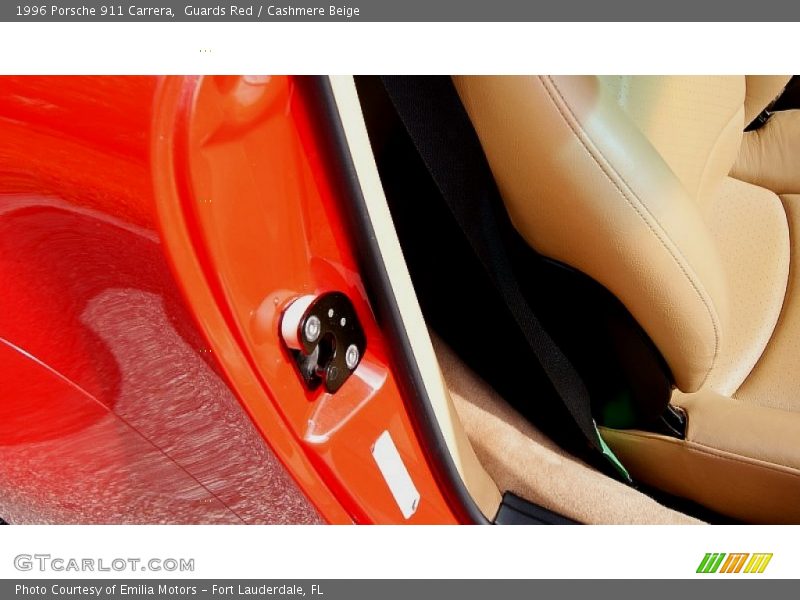 Guards Red / Cashmere Beige 1996 Porsche 911 Carrera