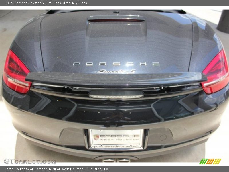 Jet Black Metallic / Black 2015 Porsche Boxster S