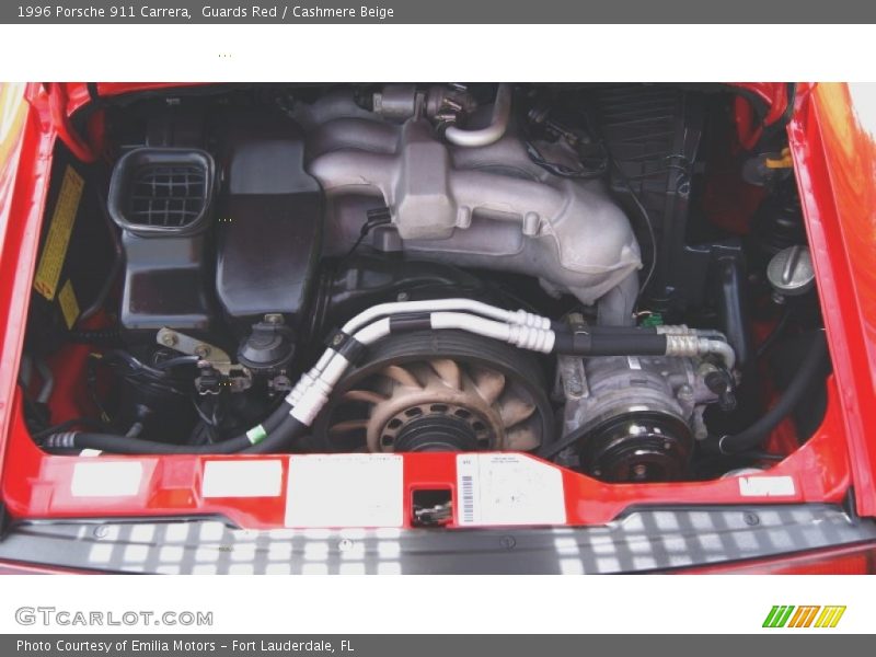Guards Red / Cashmere Beige 1996 Porsche 911 Carrera