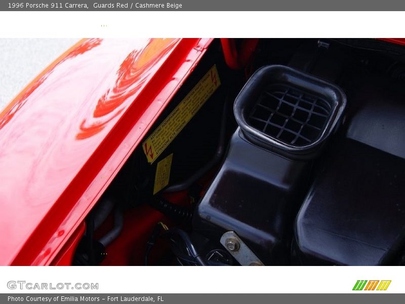 Guards Red / Cashmere Beige 1996 Porsche 911 Carrera