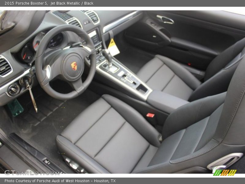 Jet Black Metallic / Black 2015 Porsche Boxster S