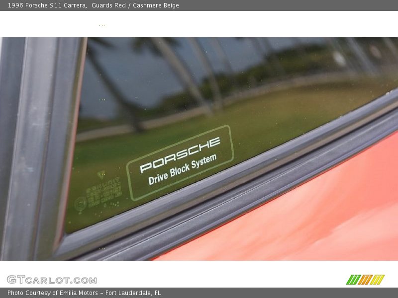 Guards Red / Cashmere Beige 1996 Porsche 911 Carrera