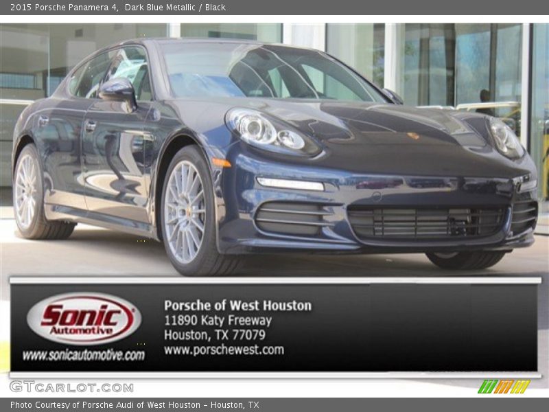 Dark Blue Metallic / Black 2015 Porsche Panamera 4