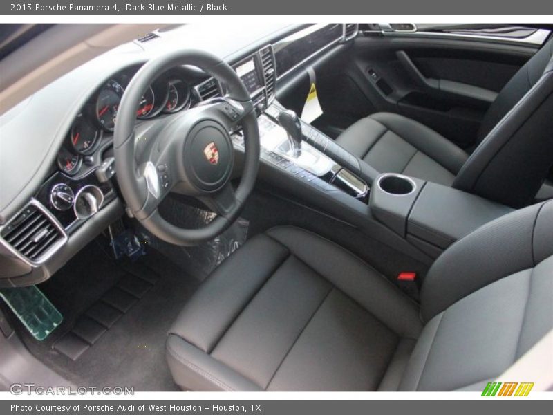 Dark Blue Metallic / Black 2015 Porsche Panamera 4
