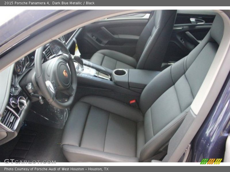 Dark Blue Metallic / Black 2015 Porsche Panamera 4
