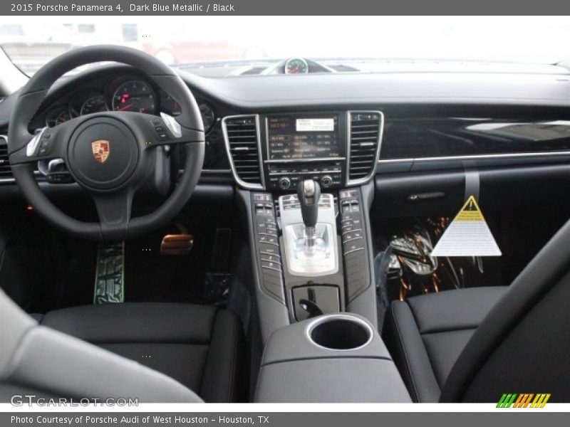 Dark Blue Metallic / Black 2015 Porsche Panamera 4