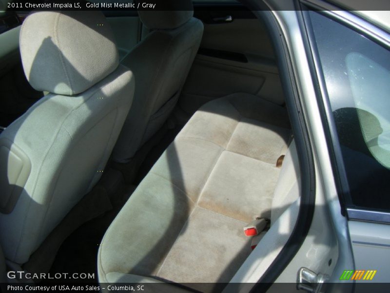 Gold Mist Metallic / Gray 2011 Chevrolet Impala LS
