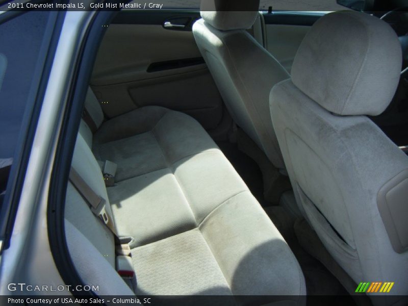 Gold Mist Metallic / Gray 2011 Chevrolet Impala LS