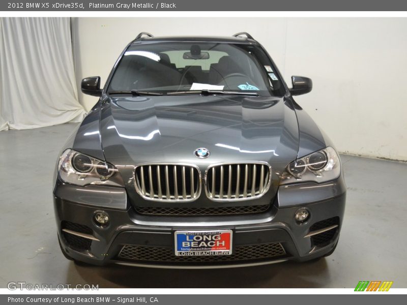 Platinum Gray Metallic / Black 2012 BMW X5 xDrive35d