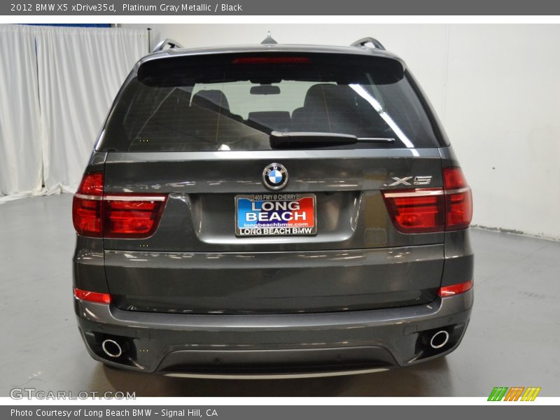 Platinum Gray Metallic / Black 2012 BMW X5 xDrive35d