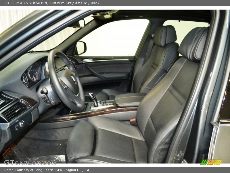 Platinum Gray Metallic / Black 2012 BMW X5 xDrive35d