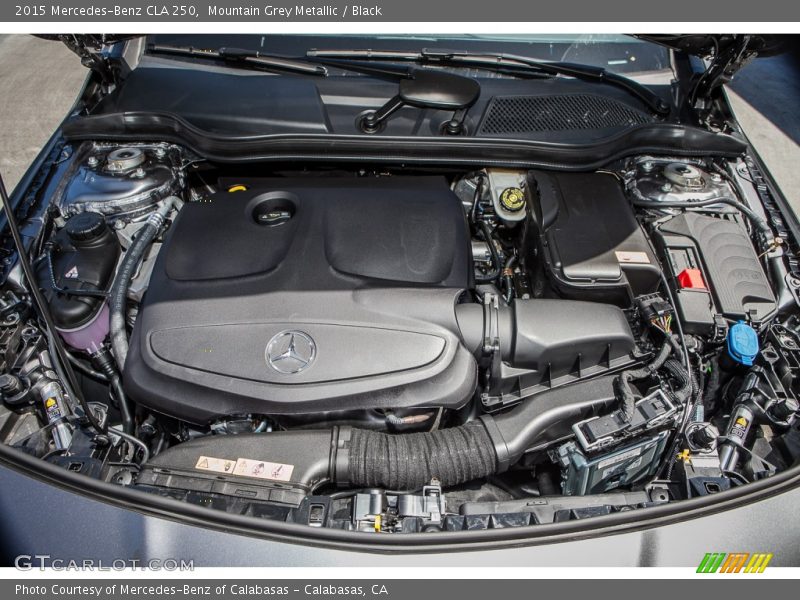 Mountain Grey Metallic / Black 2015 Mercedes-Benz CLA 250