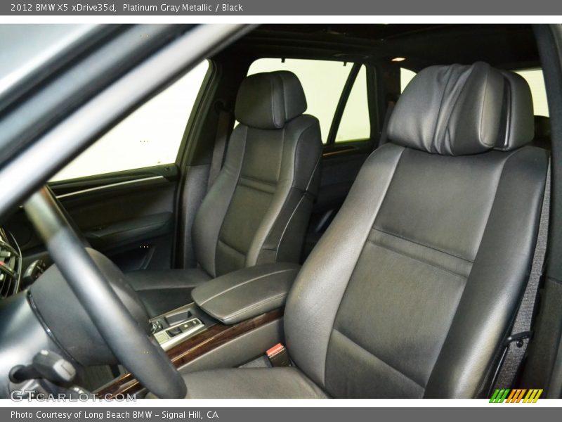 Platinum Gray Metallic / Black 2012 BMW X5 xDrive35d