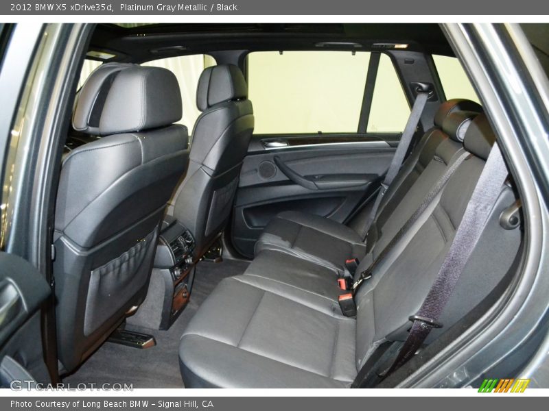 Platinum Gray Metallic / Black 2012 BMW X5 xDrive35d