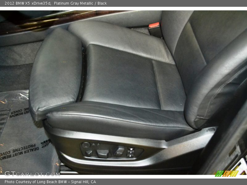 Platinum Gray Metallic / Black 2012 BMW X5 xDrive35d