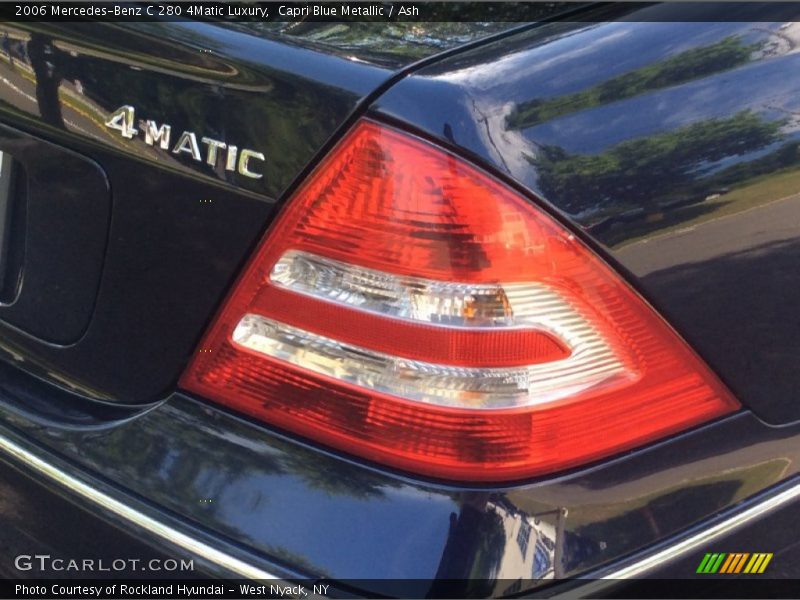 Capri Blue Metallic / Ash 2006 Mercedes-Benz C 280 4Matic Luxury