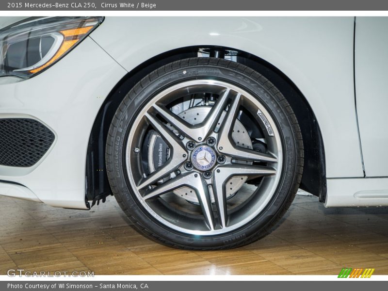 Cirrus White / Beige 2015 Mercedes-Benz CLA 250