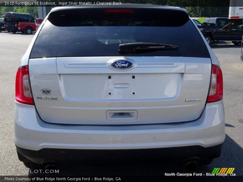 Ingot Silver Metallic / Charcoal Black 2012 Ford Edge SE EcoBoost